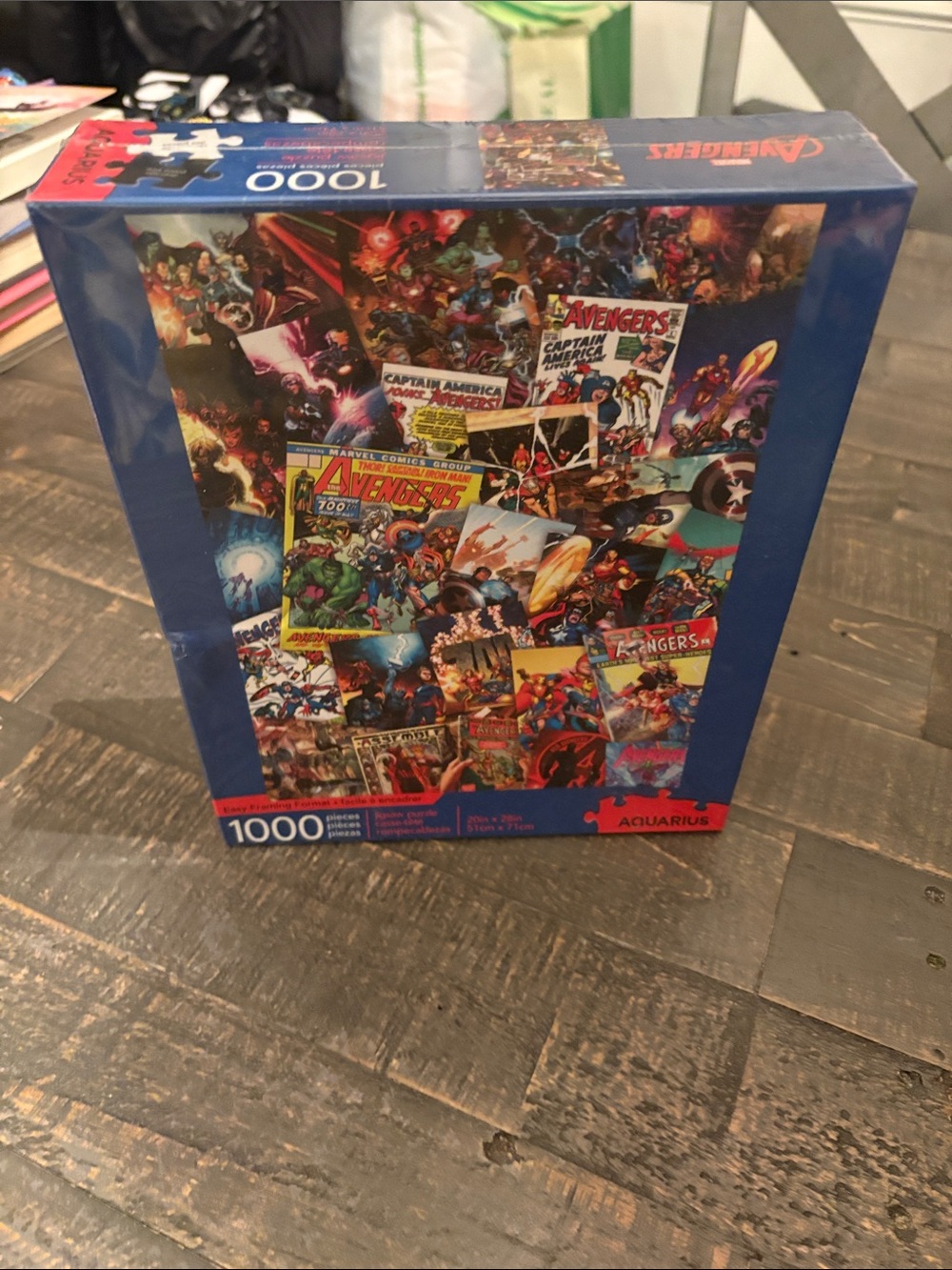 Avengers Collage 1000-Piece Puzzle - Blue Box